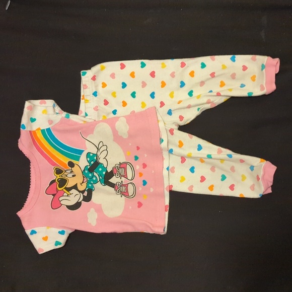 Disney Baby Minnie Mouse Pajamas 2pc - Picture 1 of 3